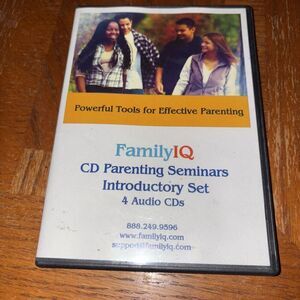 Family IQ - CD Effective Parenting Seminars Introductory Set of 4 Audio CDs
